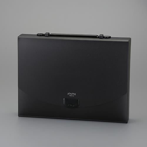 セキセイ(sedia) A4/340x260mm デザインケース(ブラック) AP-956