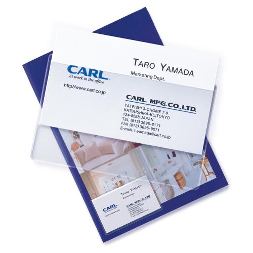 カール事務器(CARL) 95x 60mm 粘着付名刺ホルダー(10枚) CL-61