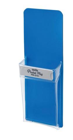 セキセイ(sedia) 165x 60mm マグネットポケット(ブルー) PM-2741