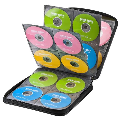 サンワサプライ 305x 68x282mm CD/DVD/BDケース(160枚/ブラック) FCD-WLBD160BK