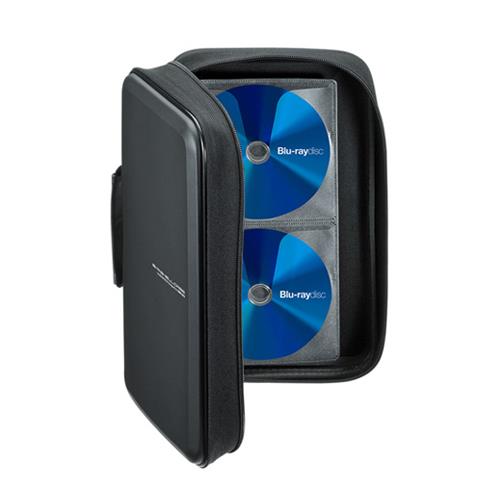 サンワサプライ 180x92x300mm CD/DVD/BDケース(104枚/ブラック) FCD-WLBD104BK