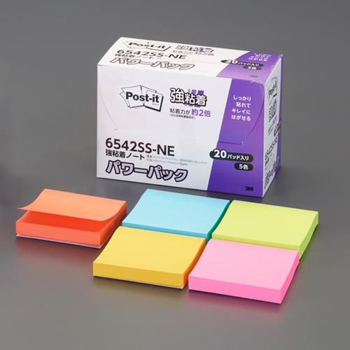 3M(スリーエム) 50x50mm 強粘着メモ(90枚x20個) 6502SS-NE