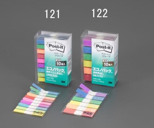 3M(スリーエム) 10x44mm 粘着見出しラベル(20枚x10個/6色) 6831M