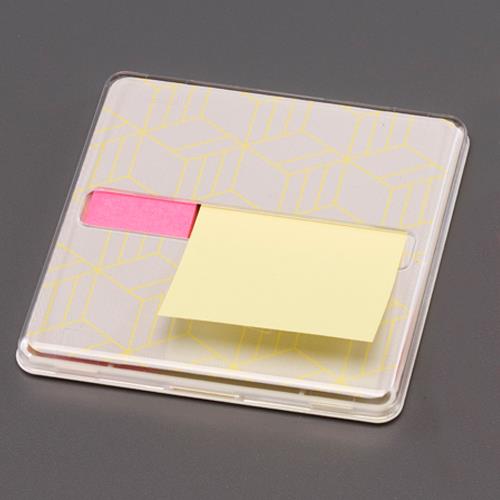 3M(スリーエム) 75x50mm/75x25mm 強粘着メモ(28枚x2個/2色) POFP-COM2