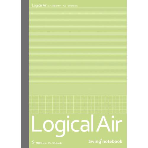 ナカバヤシ 5mm 方眼罫A5ノート(30ページ/10冊) ノ-A514S