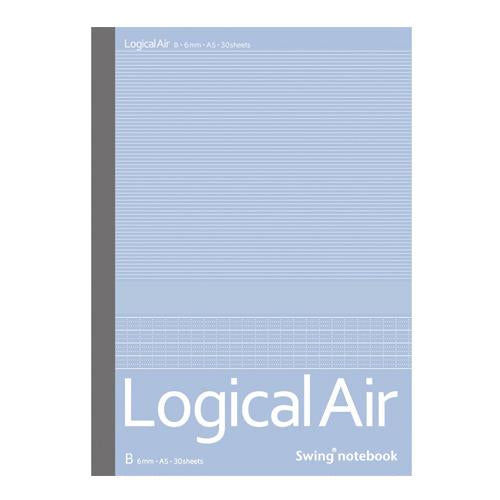 ナカバヤシ 6mm 罫線A5ノート(30ページ/10冊) ノ-A514B