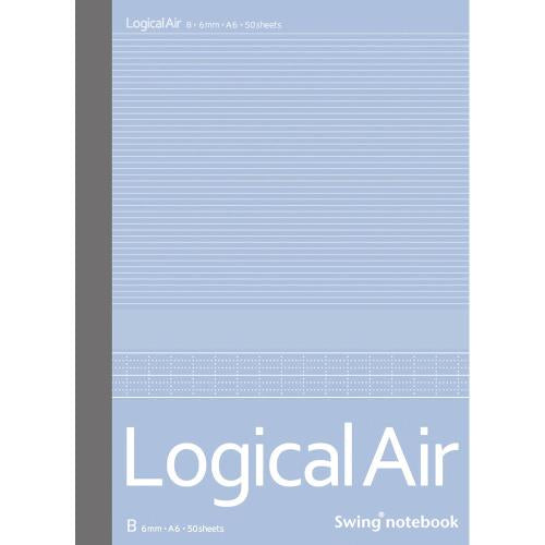 ナカバヤシ 6mm 罫線A6ノート(50ページ/10冊) ノ-A606B