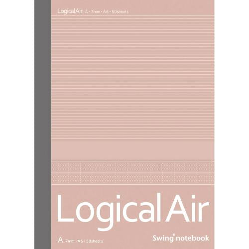 ナカバヤシ 7mm 罫線A6ノート(50ページ/10冊) ノ-A606A