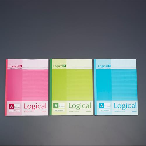 ナカバヤシ 7mm 罫線A4ノート(40ページ/3冊) ノ-A403A-3P