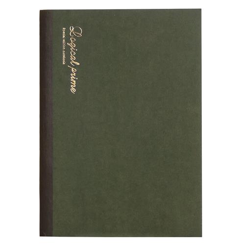 ナカバヤシ 7mm罫線 A5ノート(40ページ/ダークグリーン/5冊) ノ-A513A