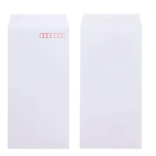 ESCO(エスコ) 120x235mm/長3 ホワイト封筒(テープ付/郵便枠あり EA762GE-58A