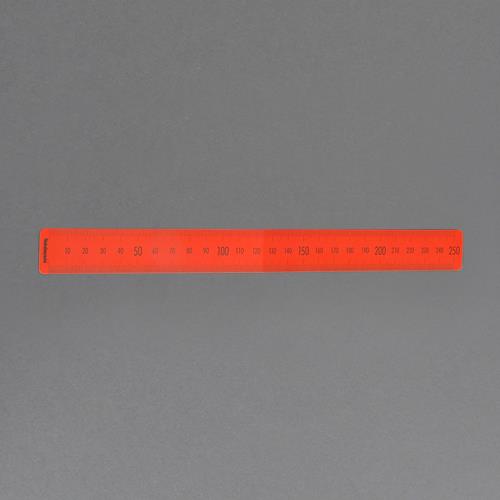 ナカバヤシ 25x130mm しおり定規(マグネット付/オレンジ) DBR-LO