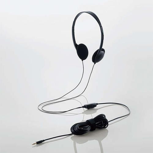 エレコム(ELECOM) 5 m ステレオヘッドホン(リアバンドタイプ) EHP-TV11O5BK