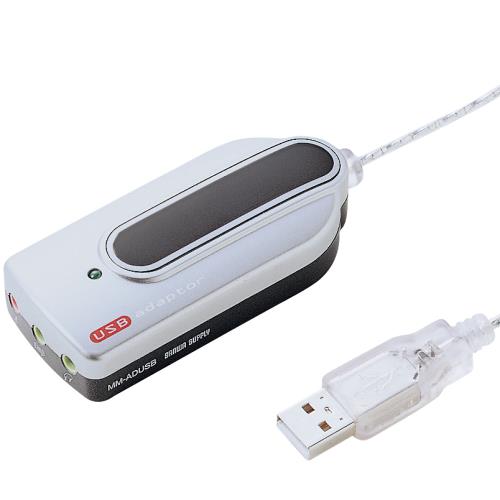サンワサプライ 変換アダプター(USB/オーディオ) MM-ADUSB