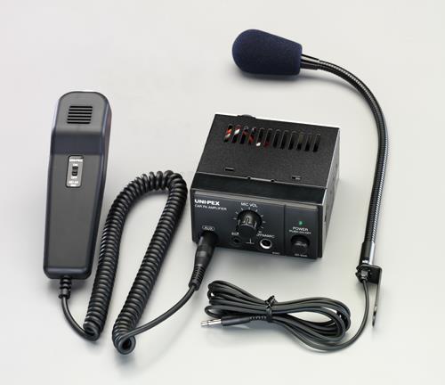 ユニペックス(UNI-PEX) 10W マイク&アンプセット(建設機械用) NT-104A+ME-40