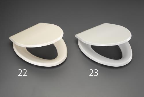 カクダイ 便座(前丸/標準・大型兼用/アイボリー) 233-715