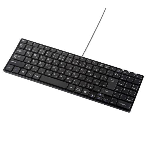 サンワサプライ 345x115x19mm キーボード(静音/薄型/テンキー付 SKB-SL19BK