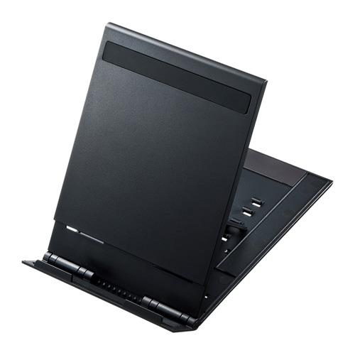 サンワサプライ 120x 9x162mm タブレットスタンド(折畳式) PDA-STN11BK