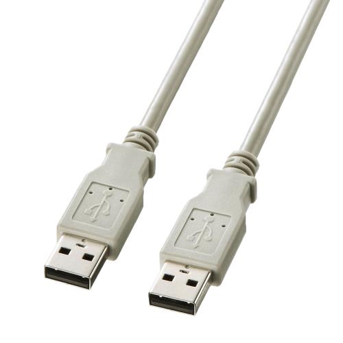 サンワサプライ 1.0m USBケーブル(A-Aコネクタ) KB-USB-A1K2