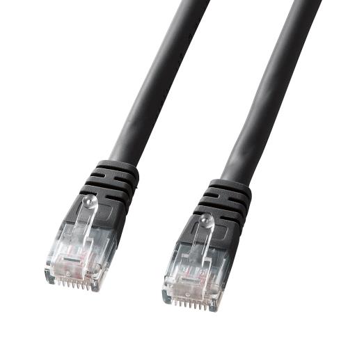 サンワサプライ 1m LANケーブル(カテゴリー5e準拠)(ブラック) KB-T5T-01BKN