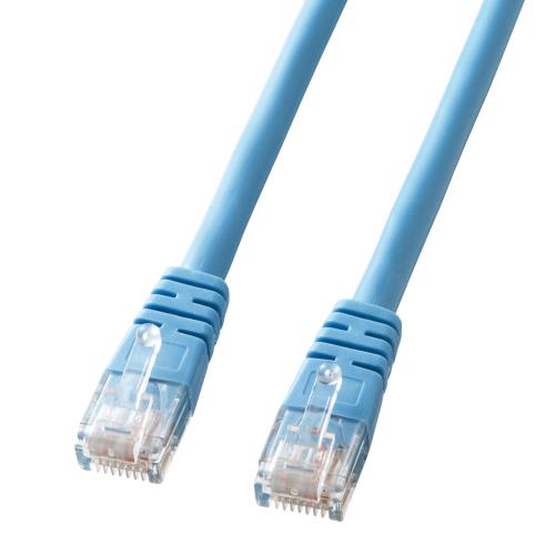 サンワサプライ 15m LANケーブル(CAT5e/クロス結線/ブルー) KB-T5Y-15LBCN