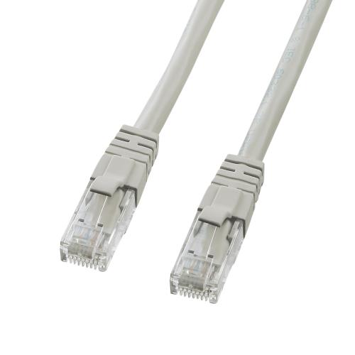 サンワサプライ 3m LANケーブル(CAT6/クロス結線/グレー) KB-T6L-03CK