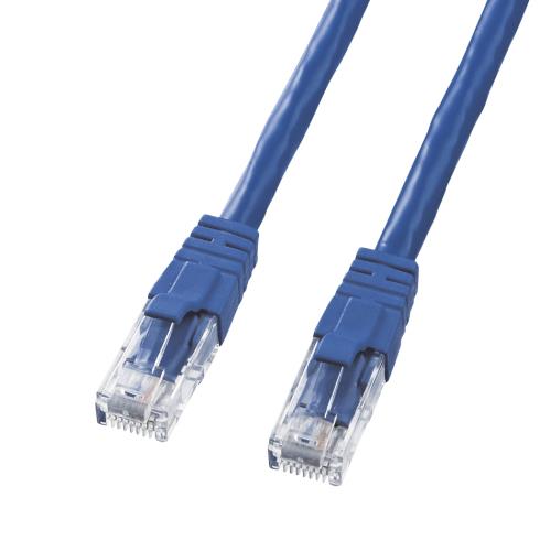 サンワサプライ 1m LANケーブル(CAT6/クロス結線/ブルー) KB-T6L-01BLCK