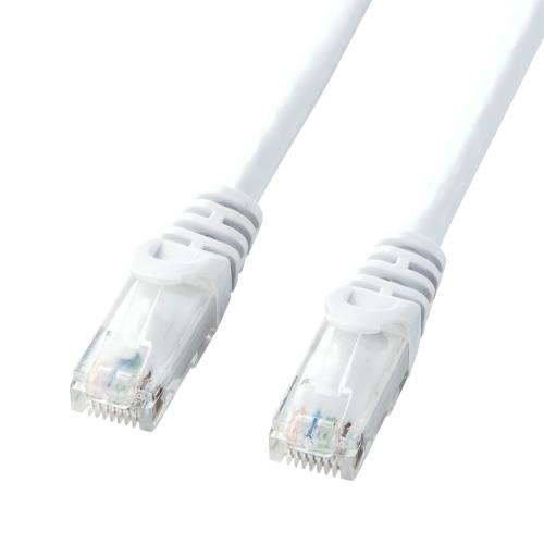サンワサプライ 2 m LANケーブル(CAT6/エコパッケージ/ホワイト) LA-Y6-02W