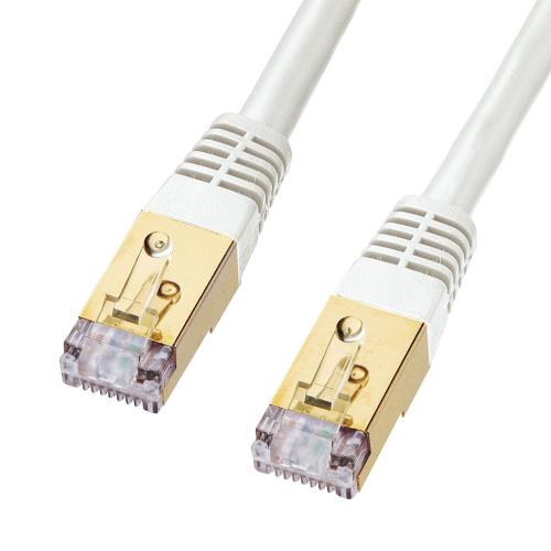 サンワサプライ 40 m LANケーブル(CAT7/SCTPタイプ/ホワイト) KB-T7-40WN