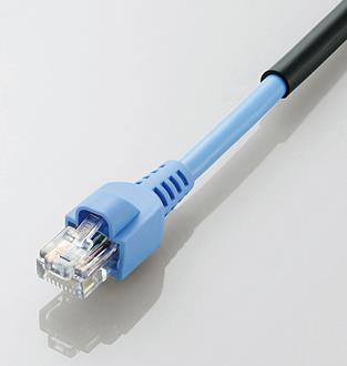 エレコム(ELECOM) 10 m 屋外用LANケーブル(CAT5準拠) LD-VAPFR/BK10