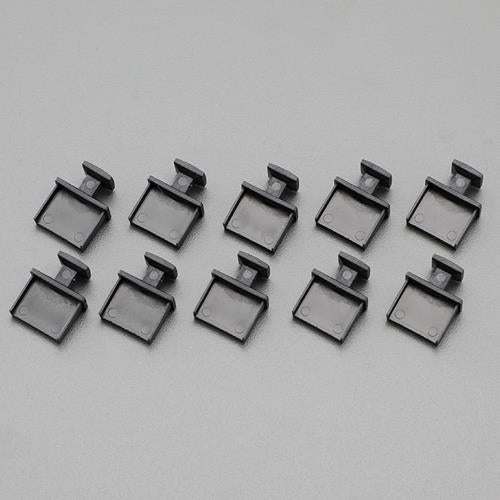 ESCO(エスコ) USBポート用保護カバー(10個) EA764BK-21