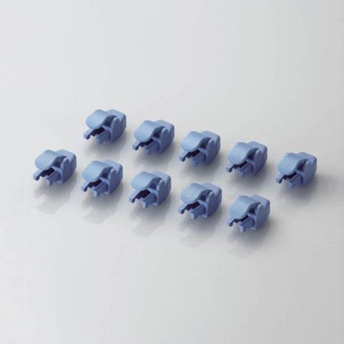 エレコム(ELECOM) コネクター保護カバー(先付けタイプ/ブルー/10個) LD-RJ45GPC/BU10