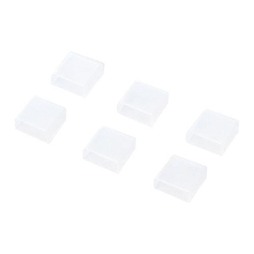サンワサプライ USBコネクタ用保護カバー(6個) TK-UCA4
