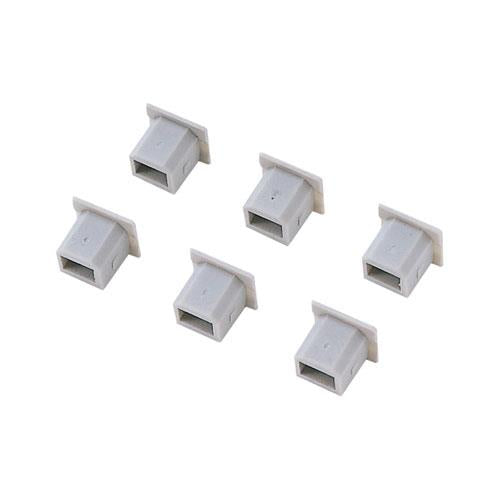 サンワサプライ USBコネクタ用保護キャップ(6個) TK-UCAP3
