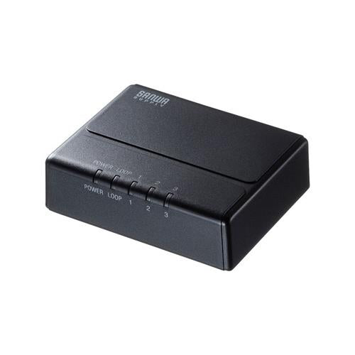 サンワサプライ スイッチングハブ(ギガビット対応/3ポート) LAN-GIGAP301BK