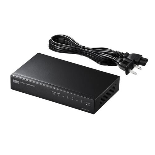サンワサプライ スイッチングハブ(ギガビット対応/5ポート/メタル筐体) LAN-GIGAH5L