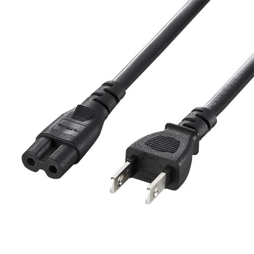 サンワサプライ AC125V/7A ノートPC用電源コード(2P/1.0m) KB-DM2S-1