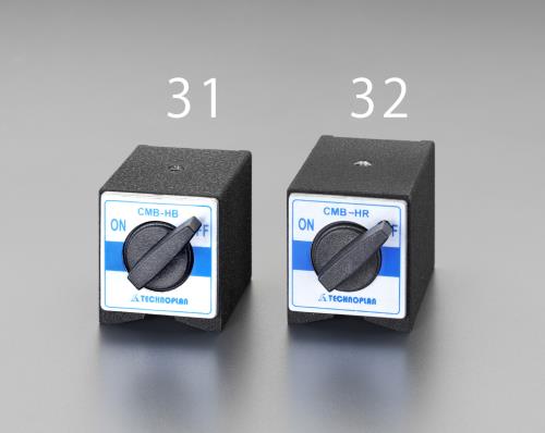 テクノプラン 50x 73x55mm/100kgf/M8x1.25 マグネット台 CMB-HR