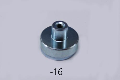 ESCO(エスコ) φ20.0x 6.0mm/M4x0.7/144N 強力マグネット EA781EE-16