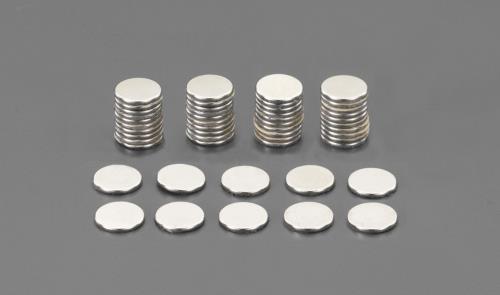 ESCO(エスコ) φ12x 1.0 mm マグネット/S極(粘着付/50個) EA781EE-44
