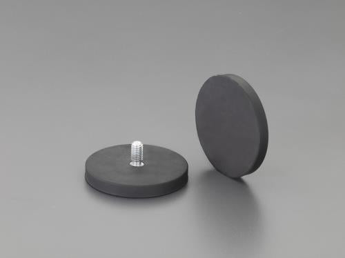ESCO(エスコ) φ88x 8.5mm/M8x1.25/420N 強力マグネット(2個) EA781EE-64
