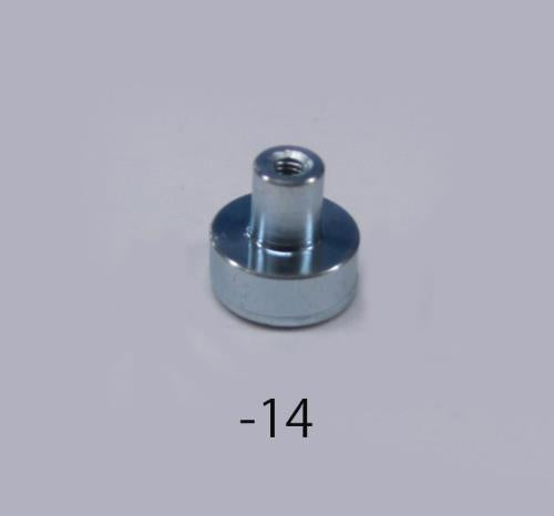 ESCO(エスコ) φ13x4.5mm/ M3x0.6/ 40N 強力マグネット EA781EF-14