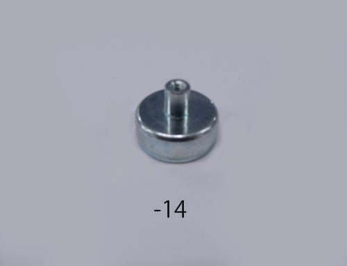 ESCO(エスコ) φ20x6.0mm/M3x0.5/ 30N マグネット(10個) EA781EH-14