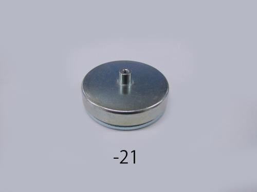 ESCO(エスコ) φ57x 10mm/M 4x0.7/280N 強力マグネット EA781EH-21