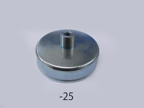ESCO(エスコ) φ100x22mm/M12x1.75/900N 強力マグネット EA781EH-25