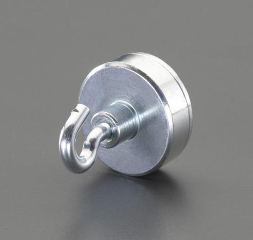 ESCO(エスコ) φ32x7.0mm/343N 強力マグネット(フック付) EA781EX-6