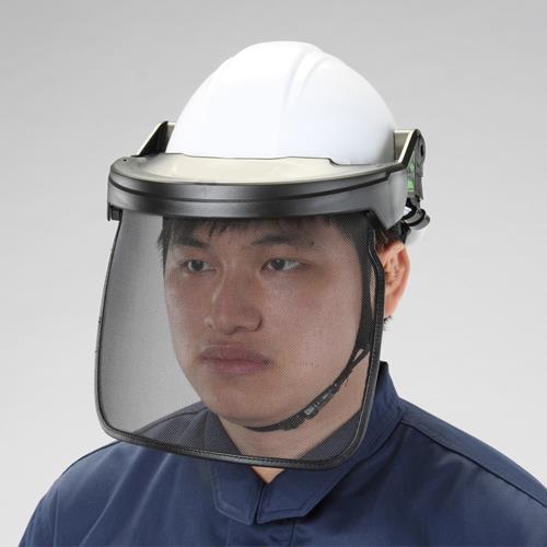 トーヨーセフティー フェイスプロテクター(ヘルメット取付型) No.3207