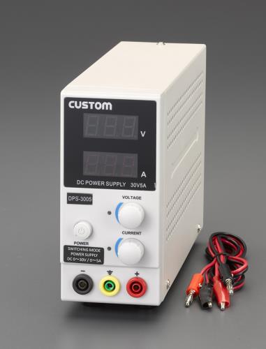カスタム(CUSTOM) AC100V→ 0-30V/5.0A 直流安定化電源 DPS-3005
