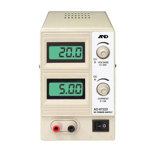 エー・アンド・デイ(A&D) AC100V→DC 0-20V/5.0A 直流安定化電源 AD-8722D