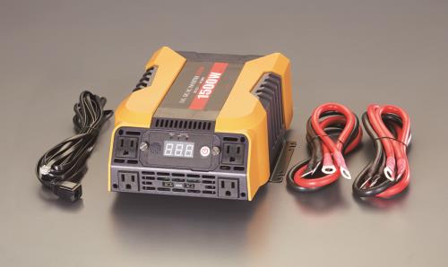 大橋産業(BAL) DC12V→AC100V・1500W インバーター No.2807